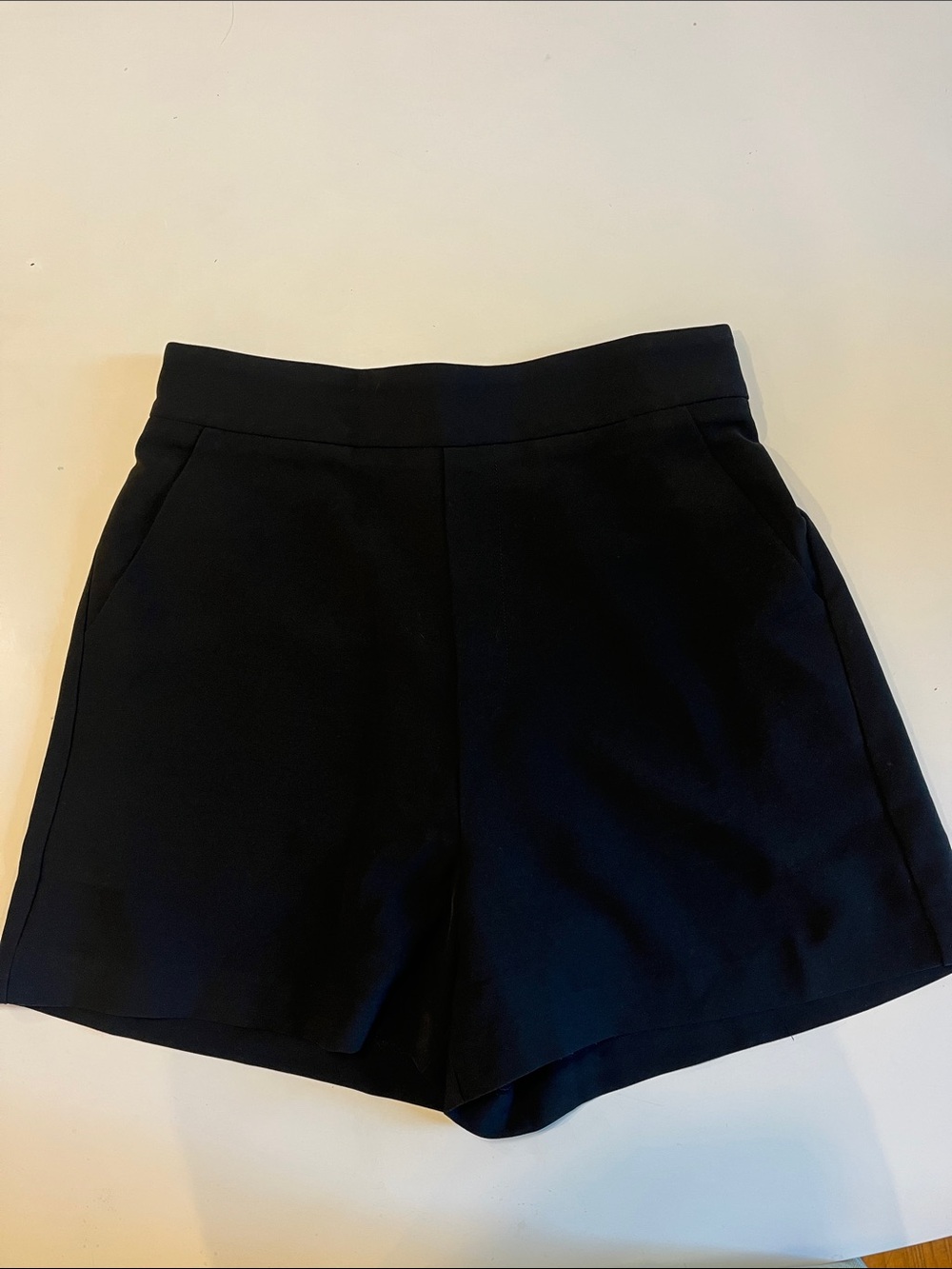 Skies Are Blue black dress shorts